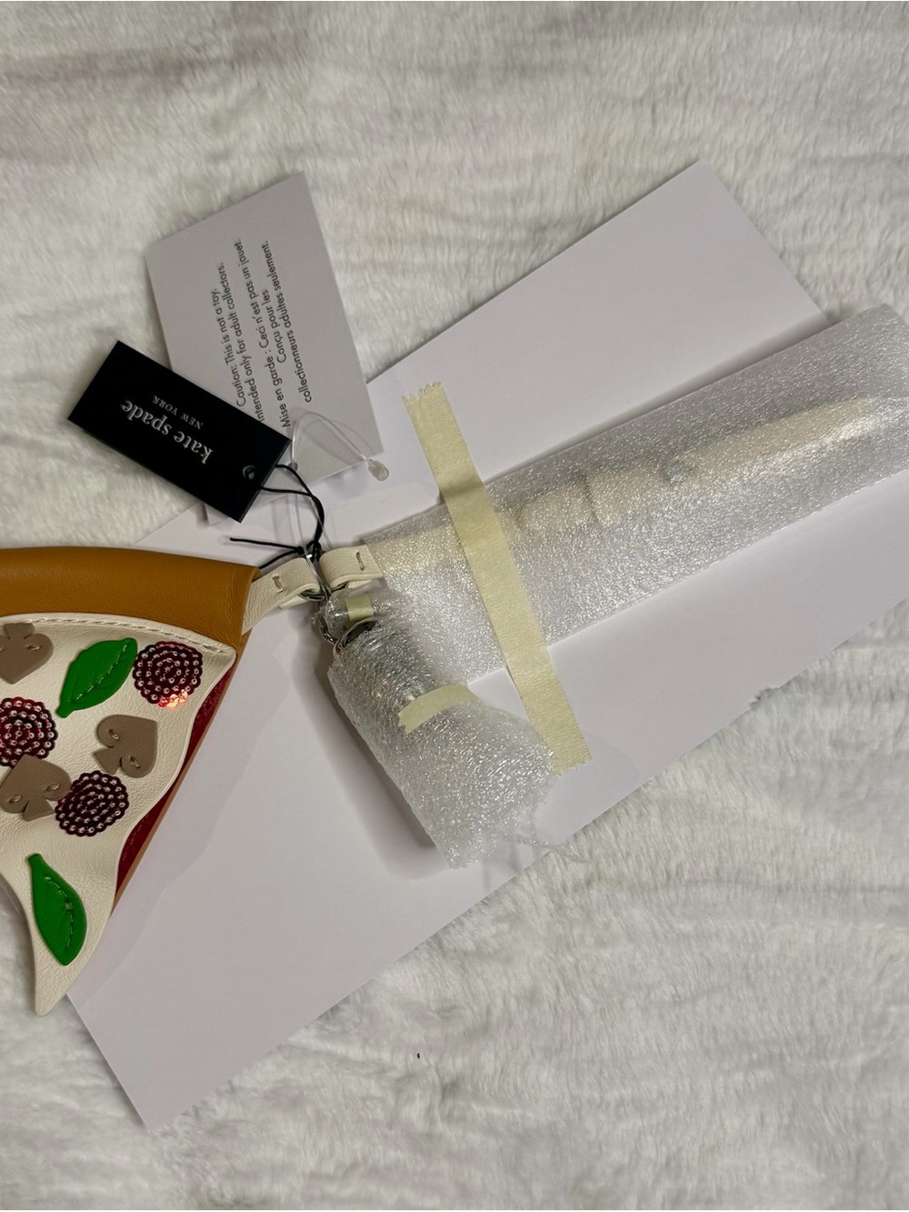 Kate Spade Charmed NYC Pizza Bag Charm – New With Tags